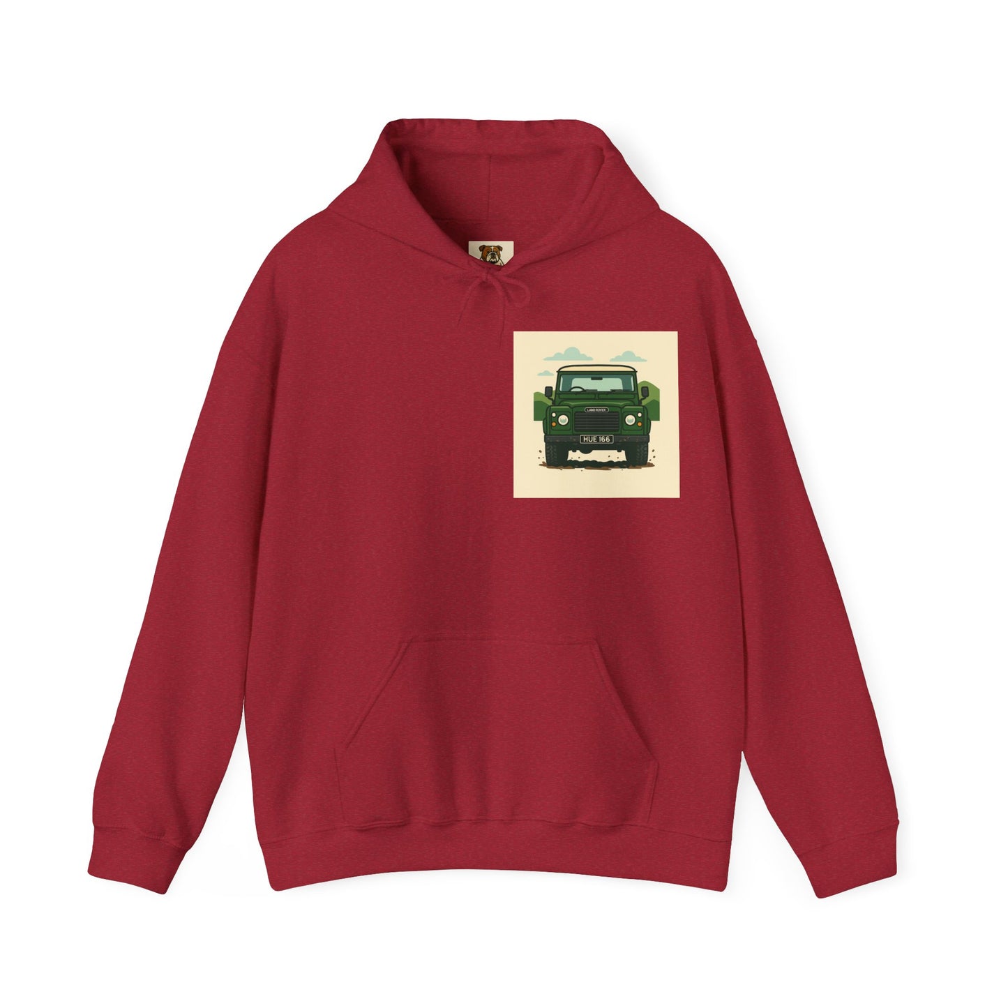 Relaxed Hoodie - Classic Landrover Defender Design