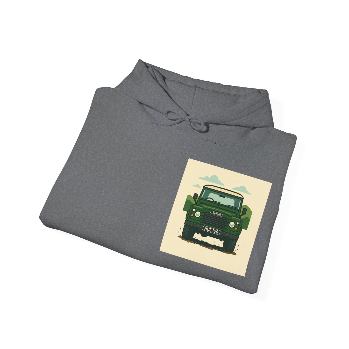 Relaxed Hoodie - Classic Landrover Defender Design