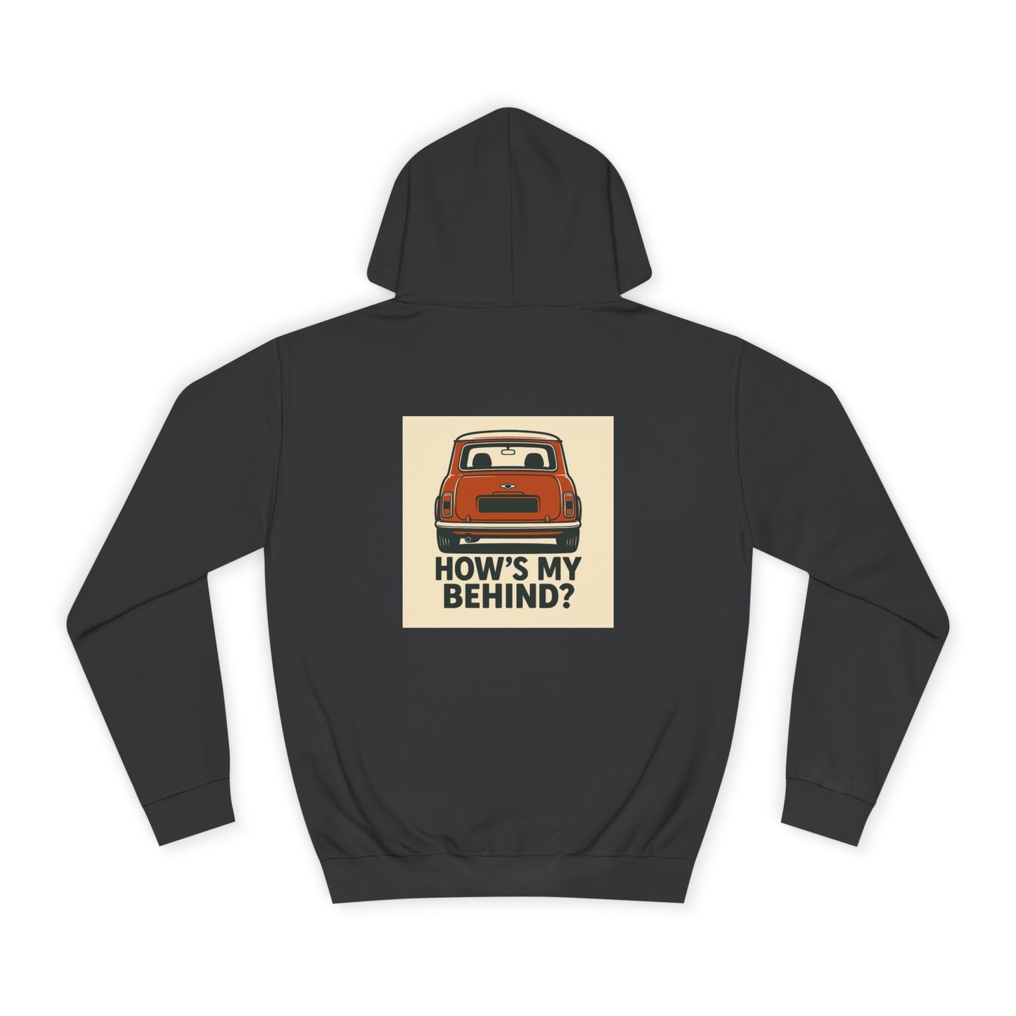Retro Car Hoodie, Unisex College Hoodie, Funny Auto Gift, Car Enthusiast Sweatshirt, Mini Cooper Apparel, Unique Driving Humor