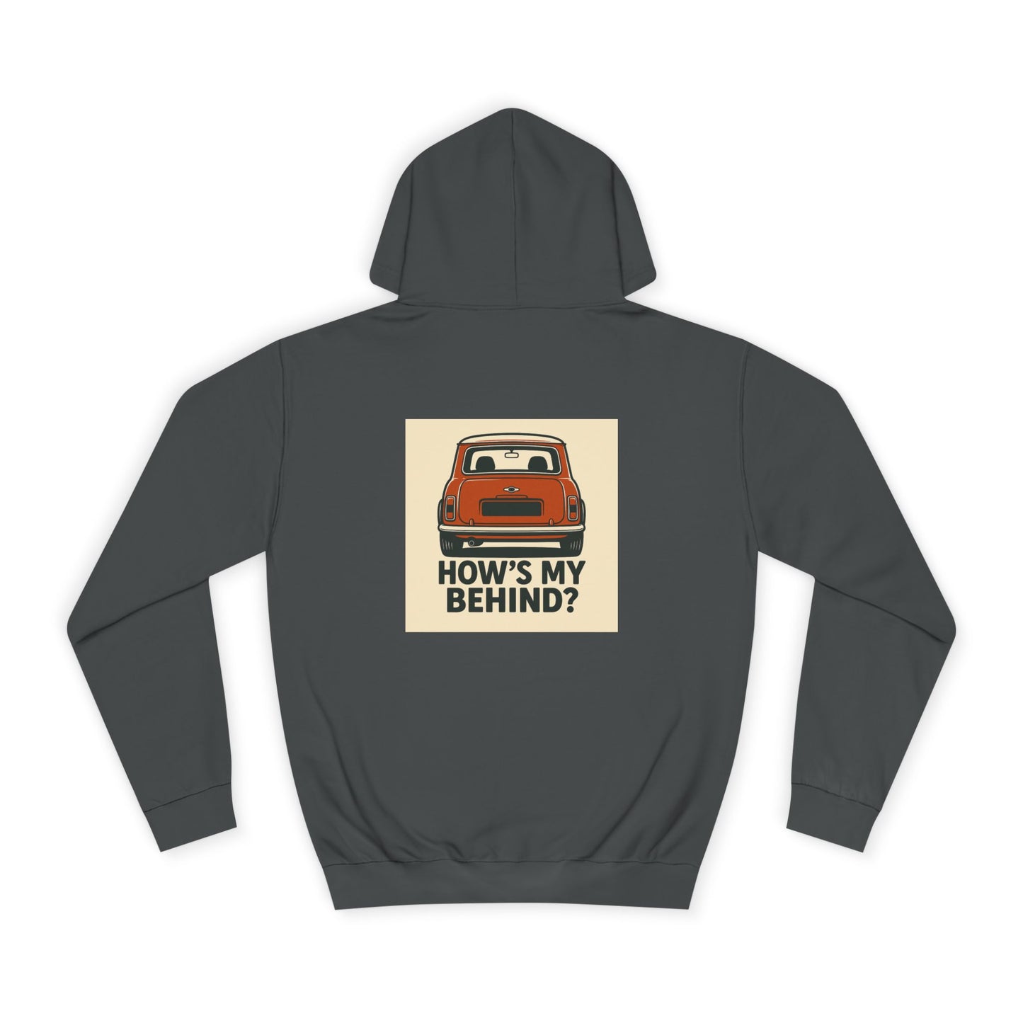 Retro Car Hoodie, Unisex College Hoodie, Funny Auto Gift, Car Enthusiast Sweatshirt, Mini Cooper Apparel, Unique Driving Humor
