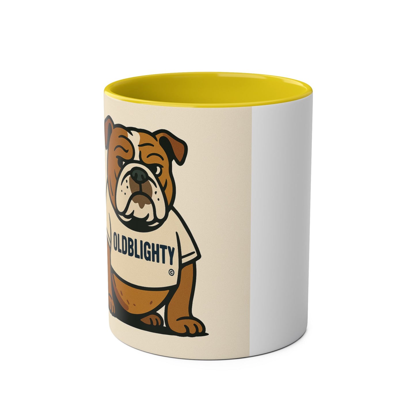 Playful Bulldog Coffee Mug, Funny Coffee Mug Gift for Dog Lovers, Pet-Themed Mug, Unique & Fun Kitchenware