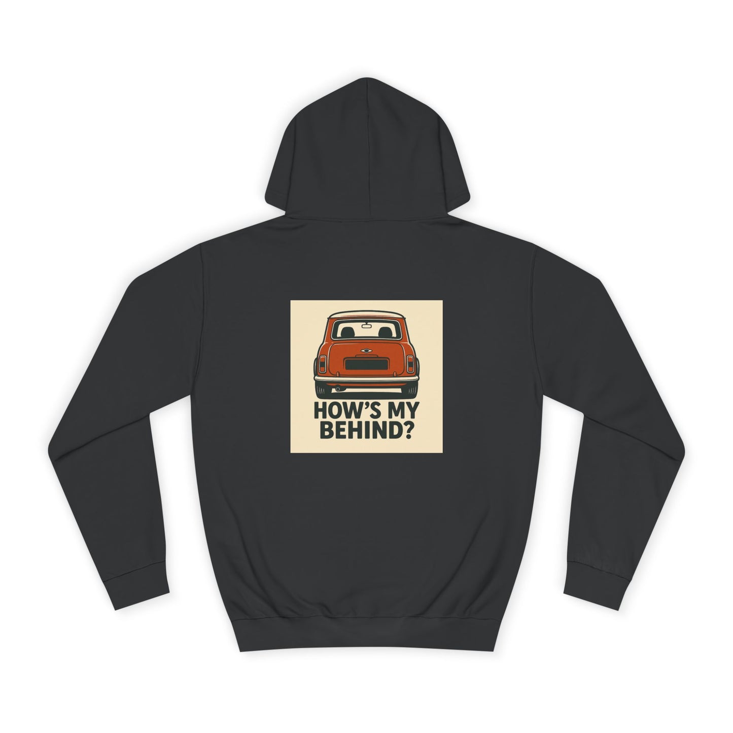Retro Car Hoodie, Unisex College Hoodie, Funny Auto Gift, Car Enthusiast Sweatshirt, Mini Cooper Apparel, Unique Driving Humor