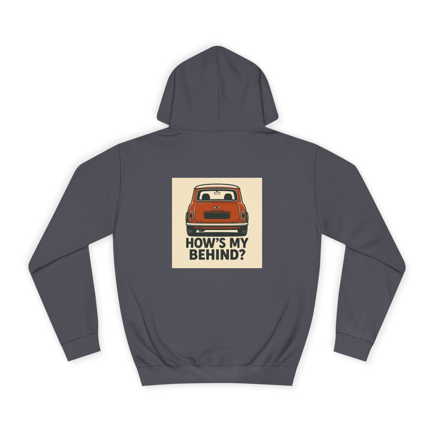 Retro Car Hoodie, Unisex College Hoodie, Funny Auto Gift, Car Enthusiast Sweatshirt, Mini Cooper Apparel, Unique Driving Humor
